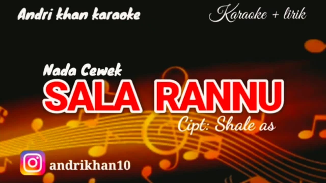 KARAOKE LIRIK VERSI ANDRI KHAN 