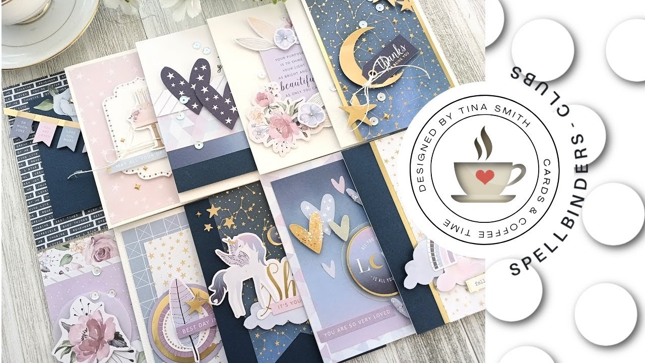 10 Cards - 1 Kit | Spellbinders | Card Kit of the Month | October 2021 | You are Stellar