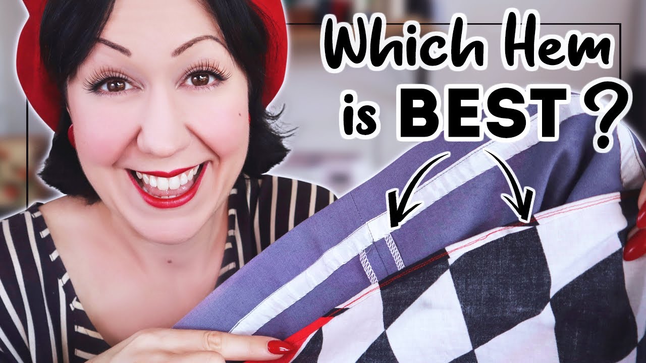 WHAT HEM TYPE IS GOOD FOR WHAT KIND OF GARMENTS? (hint - stop following the pattern, YOU decide!)