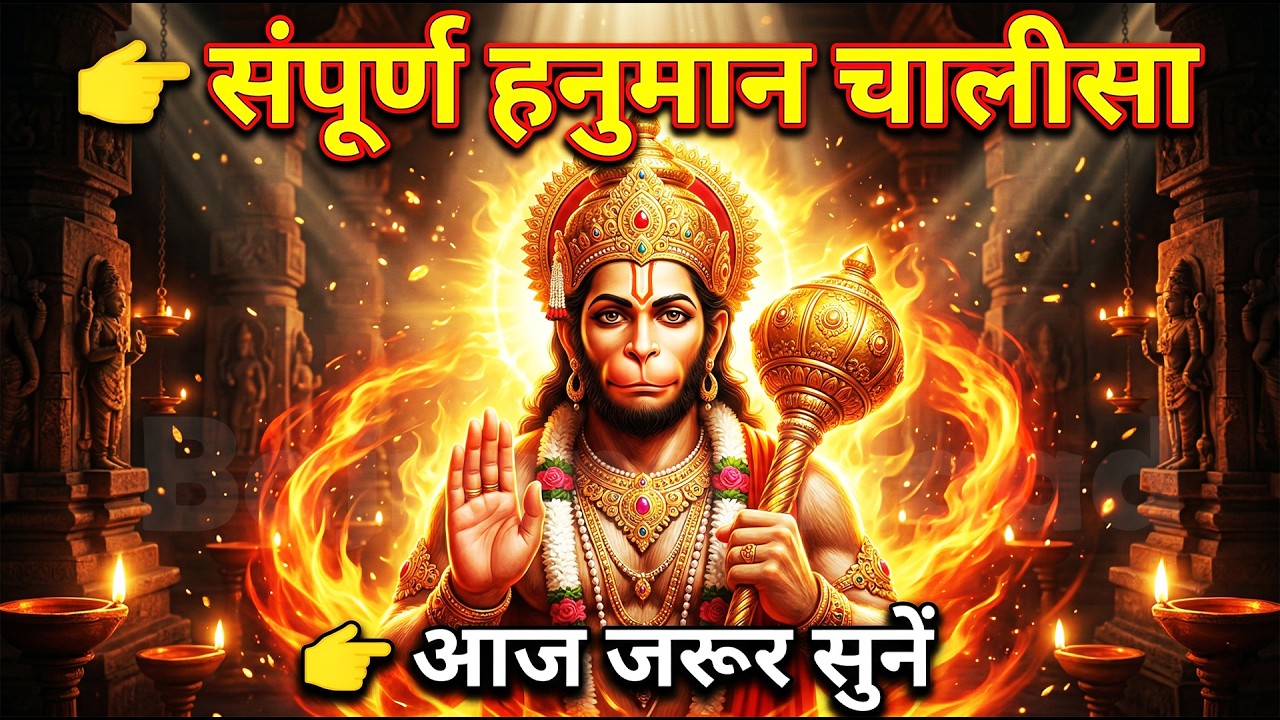 🙏 Full Complete Hanuman Chalisa | सम्पूर्ण हनुमान चालीसा | Easy & Clear Recitation 🔱आज जरूर सुनें