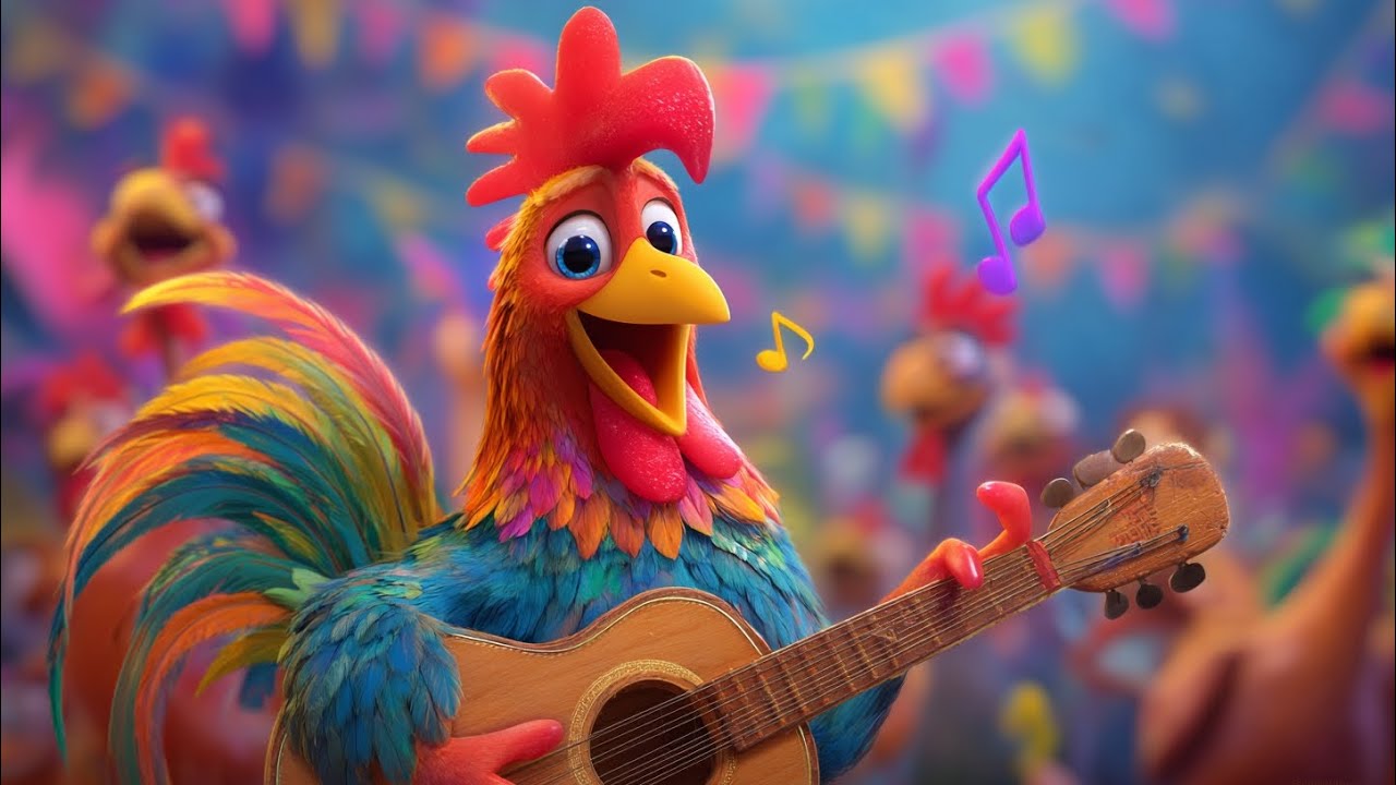 🐓 Bepito el Gallo Feliz 🎶 | Canción Infantil de la Granja | Canciones Infantiles y Dibujos animados 