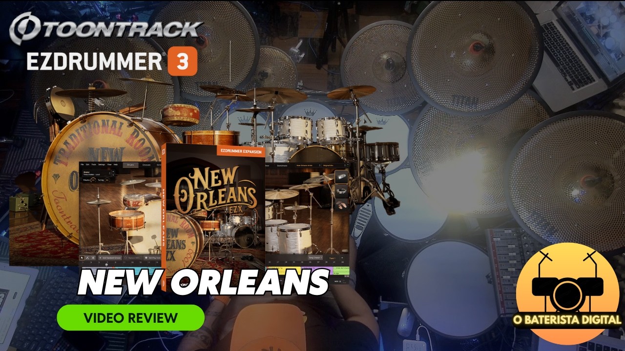 Toontrack Ezdrummer EZX - NEW ORLEANS (Video Review)