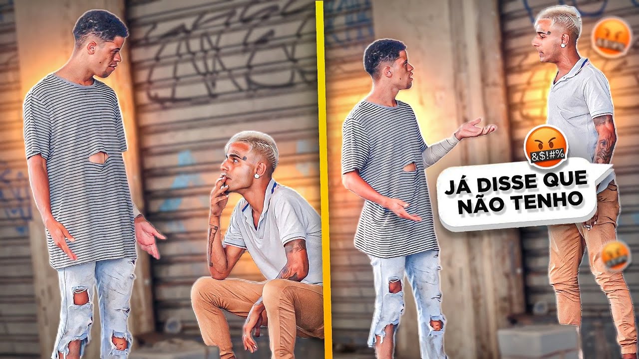 MENDIGO CABULOSO - pegadinha