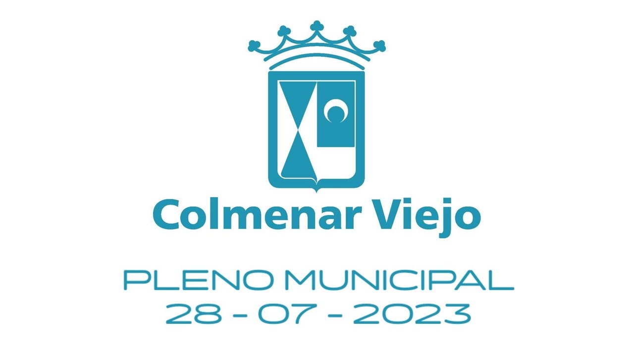 Pleno Municipal extraordinario. 28 de julio de 2023, Ayuntamiento de Colmenar Viejo