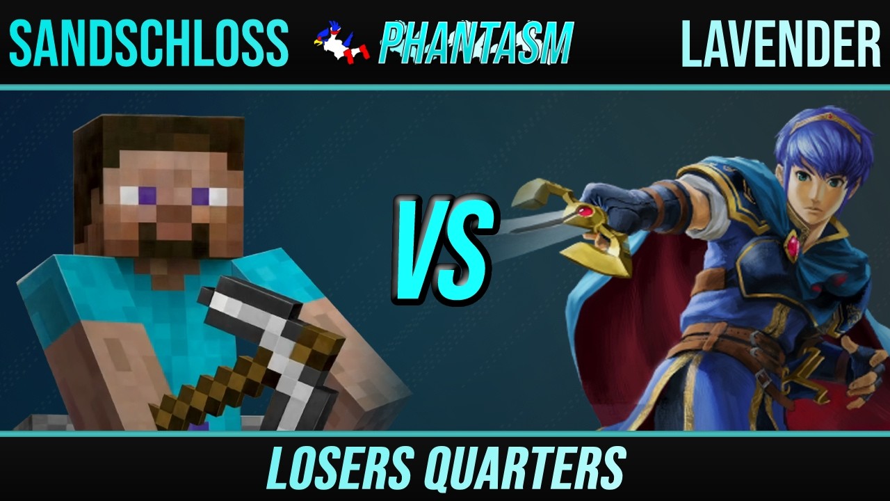 Sandschloss (Steve) vs Lavender (Marth) - Phantasm 226 Losers Quarters