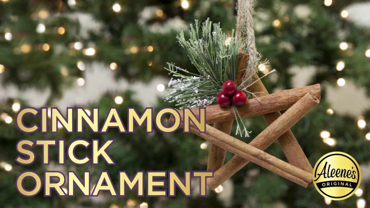 DIY Cinnamon Stick Star Ornament