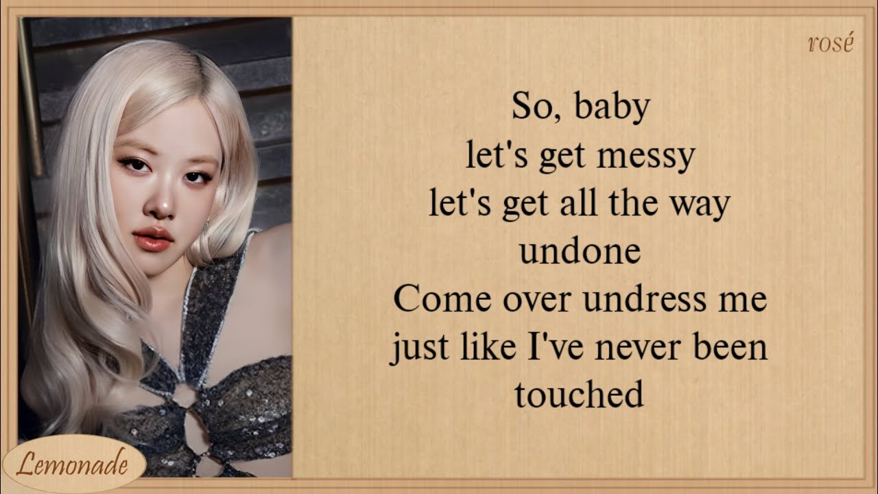 ROSÉ Messy Lyrics