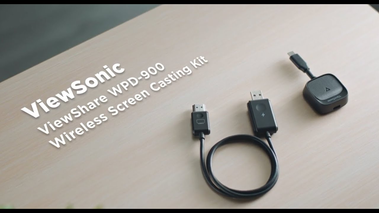 ViewSonic ViewShare WPD-900 | Zestaw do bezprzewodowego przesyłania ekranu | Akcesoria