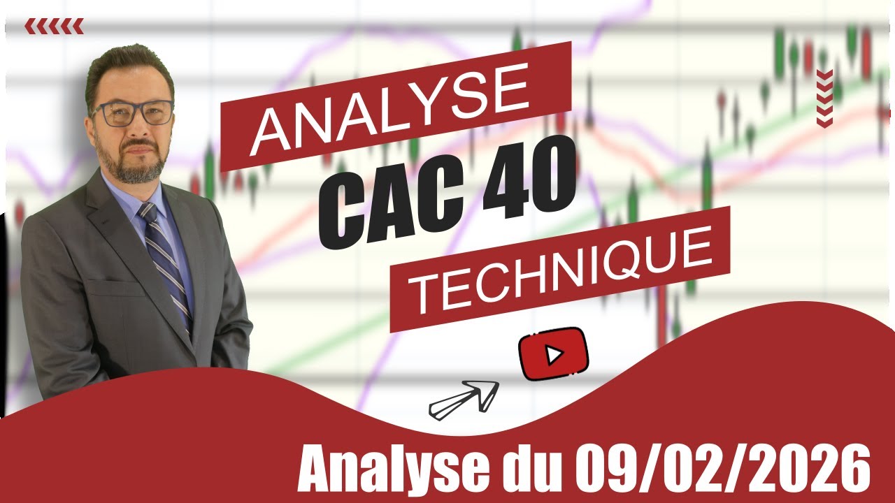 Le CAC 40 retrouve le chemin de la hausse - Analyse Technique du 09-02-2026