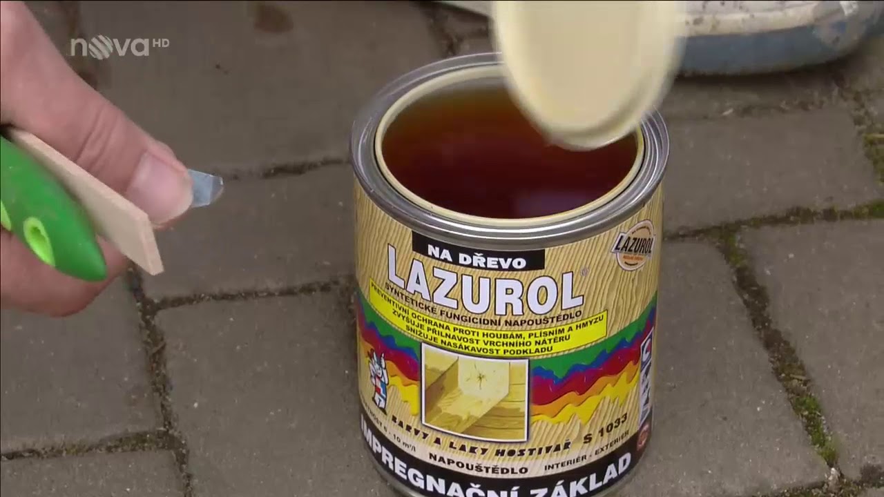 Jak zrenovovat dřevěný přístřešek - LAZUROL TOPDECOR