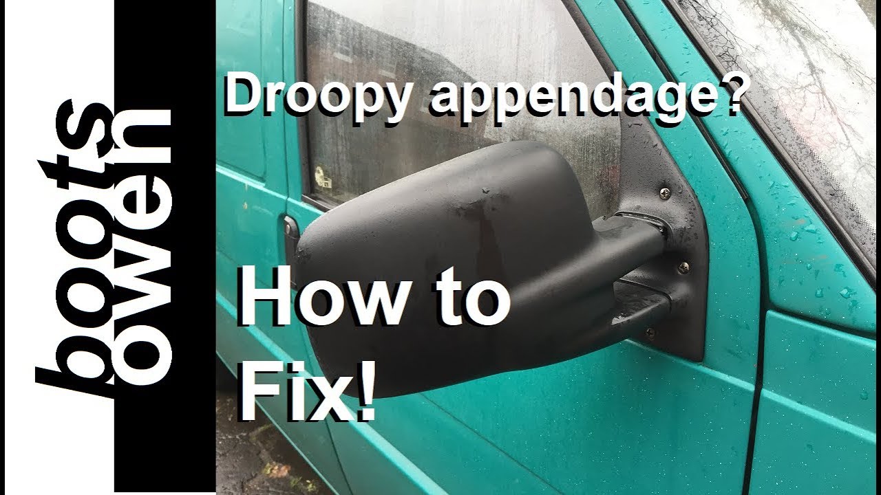 VW T4 loose mirror repair