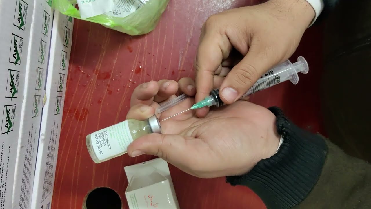 How to Give an IM Injection - Step by Step #shorts #satisfying #asmr 