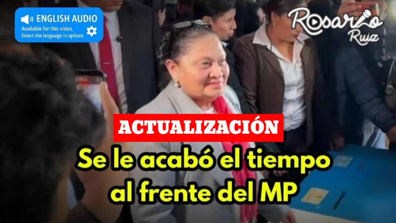 🔴ACTUALIZACIÓN 🔴 La Fiscal General Consuelo Porras se prepara para dejar el Ministerio Público 