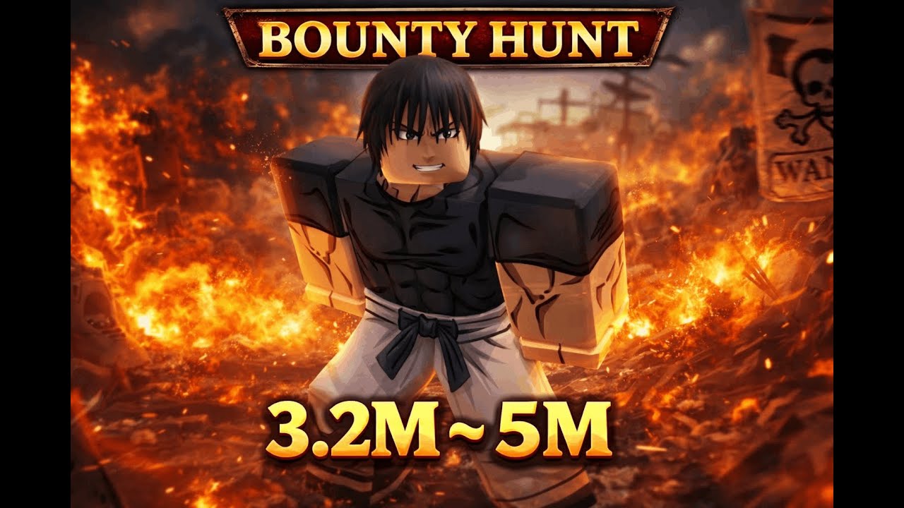 bounty hunt 5m  #roblox #bloxfruits #gaming