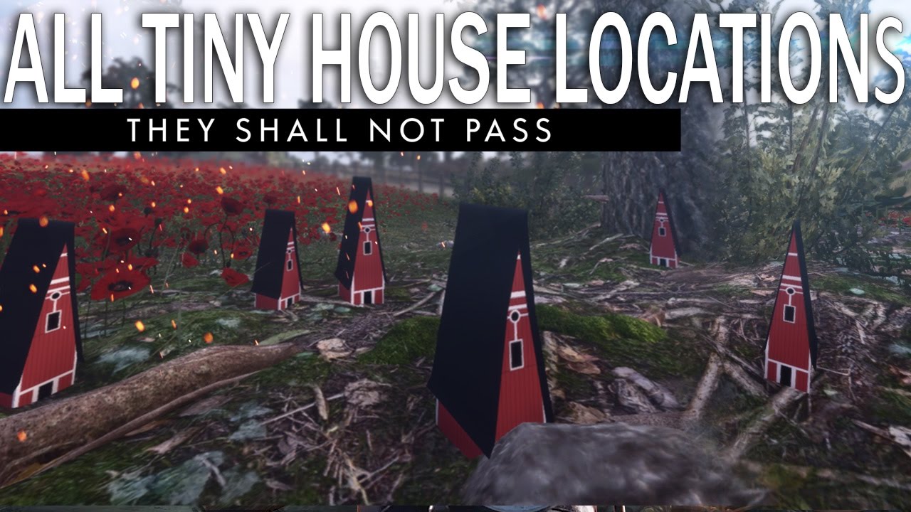 ALL TINY HOUSES LOCATIONS! EASTER EGG - Battlefield 1 They Shall Not pass DLC