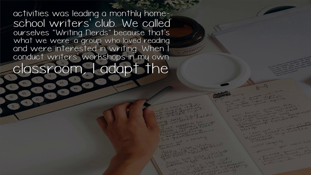 How Will You Run A High School Writers Club?