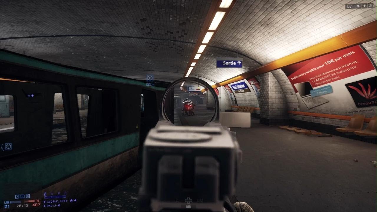 Battlefield 4 5kill Metrô!😅👓