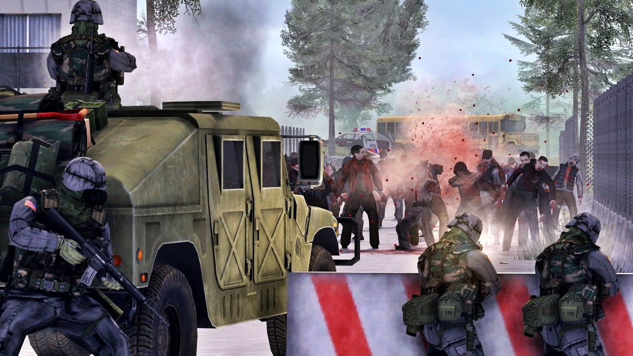 USMC LAST STAND vs ZOMBIE ATTACKS | Gates of Hell