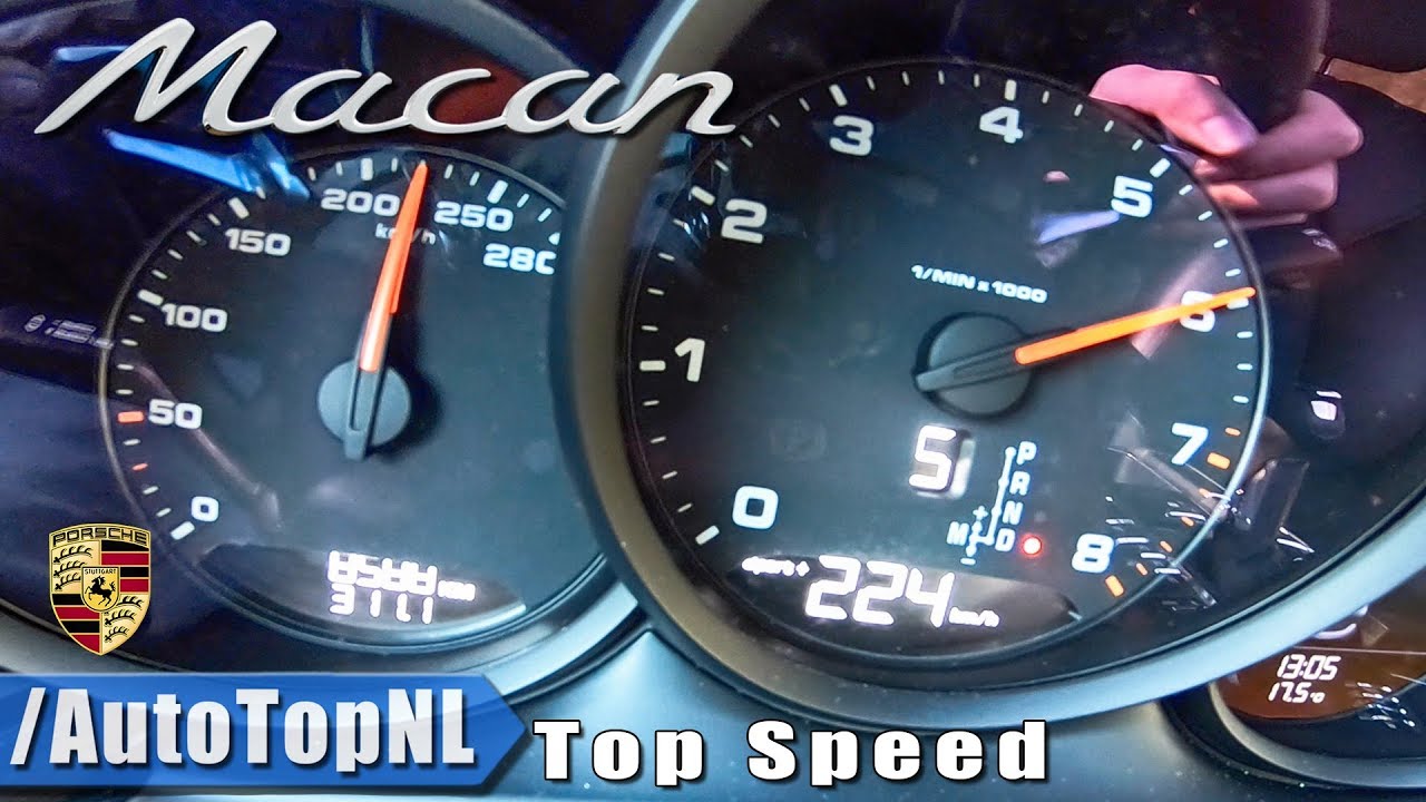 2019 PORSCHE MACAN 0-224km/h ACCELERATION & TOP SPEED by AutoTopNL