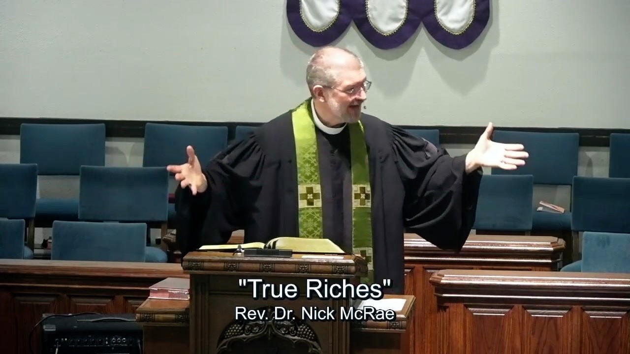 Dr. Nick McRae // Luke 16:1-13, 
