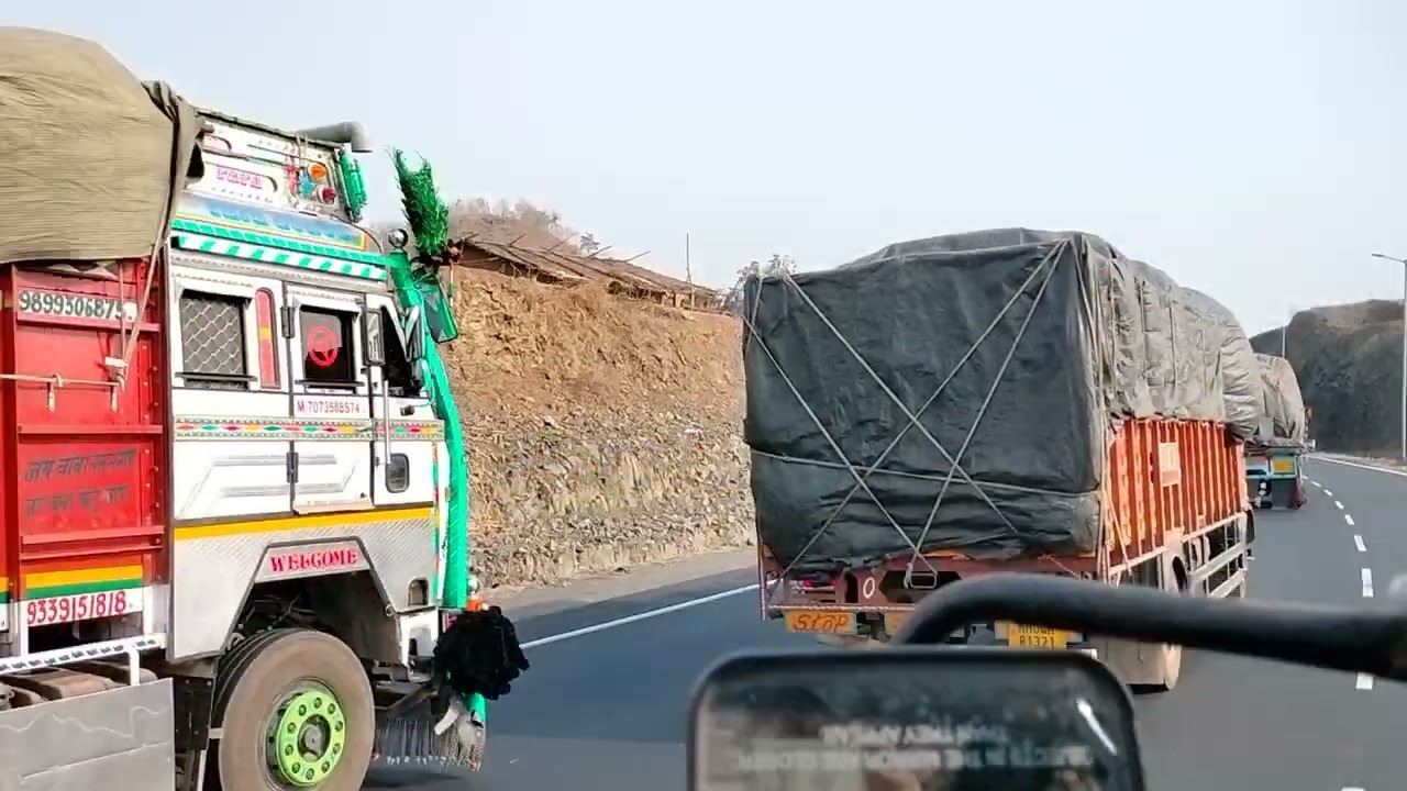 Indore to mumbai New open road highway AH47 52 khalghat