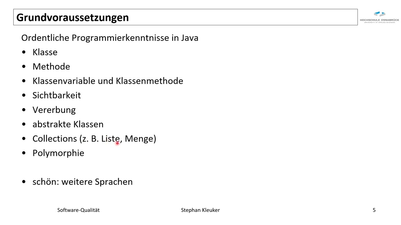 SQ VL01 Einfuehrung