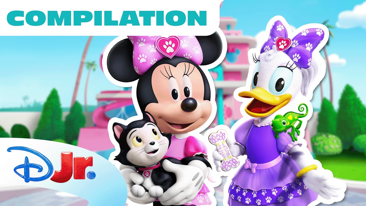 Every Minnie's Bow-Toons Pet Hotel Compilation! 🩷 | 45 Minutes | @disneyjr