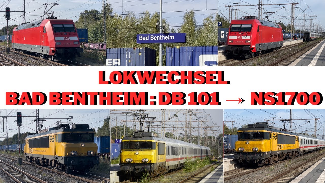 Lokwechsel Bad Bentheim : D﻿B 101  →  NS1700