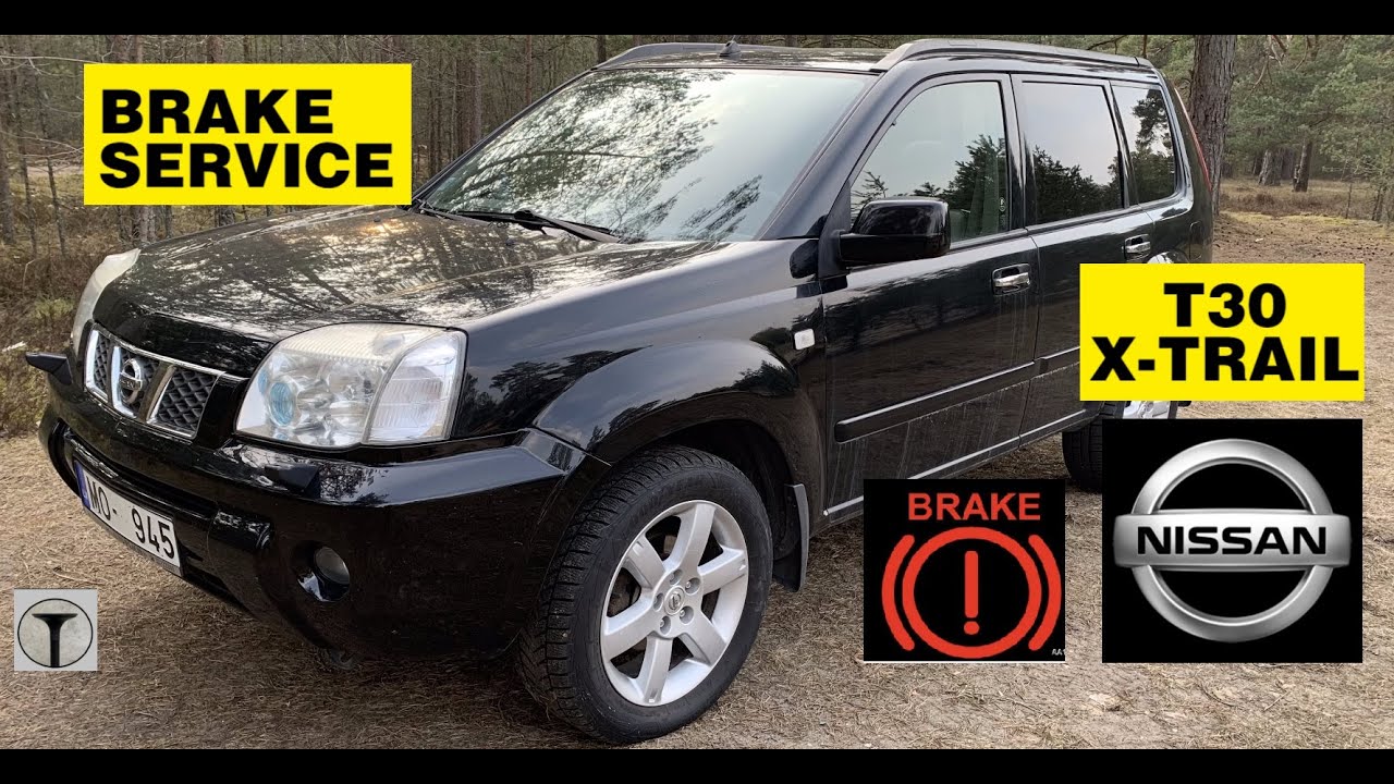 Servicing the disk brakes on a Nissan X-Trail T30