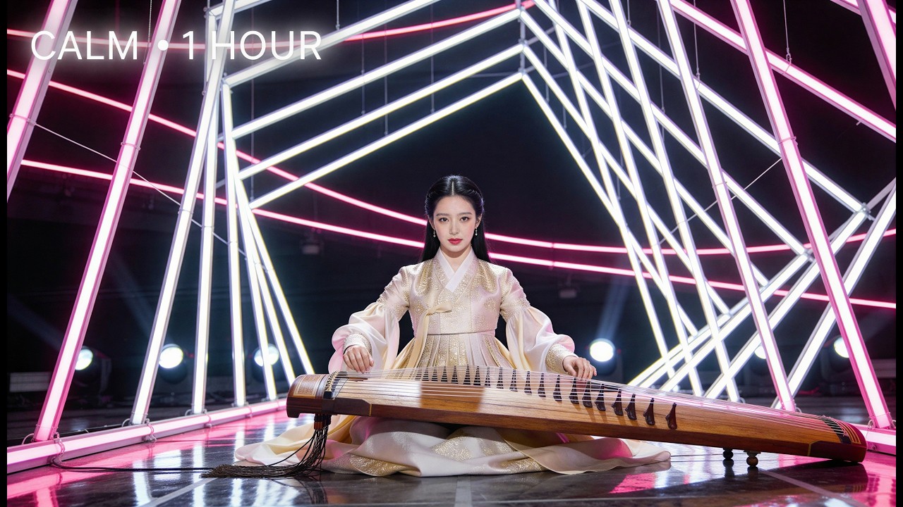 Peaceful Korean Ambient Music — Gayageum Calm Background for Relaxation (1 Hour)