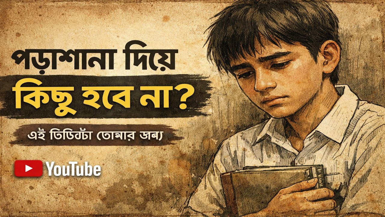 যদি মনে হয় পড়াশোনা দিয়ে কিছু হবে না—এই ভিডিওটা !! Motivational Video