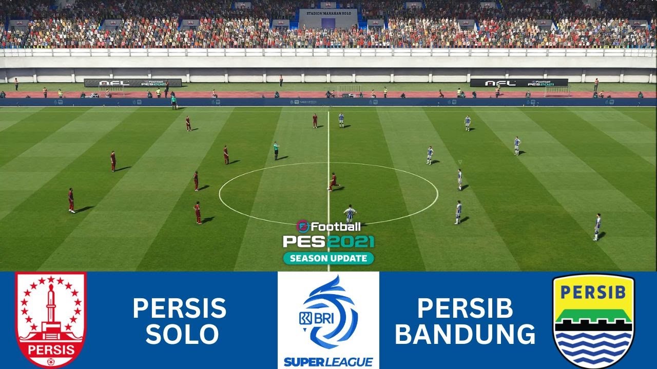 ⚽ PERSIS SOLO vs PERSIB BANDUNG - LIVE BRI SUPER LEAGUE 25/26 PES 2021
