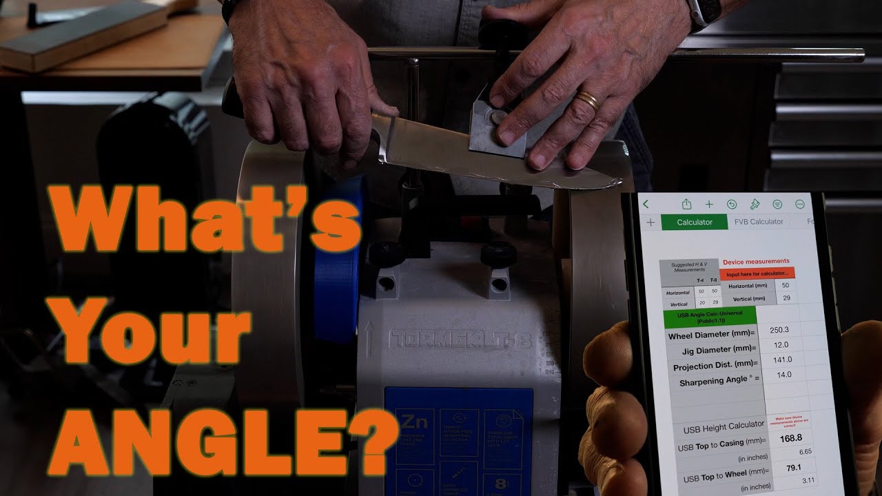 Tormek Angle Calculator