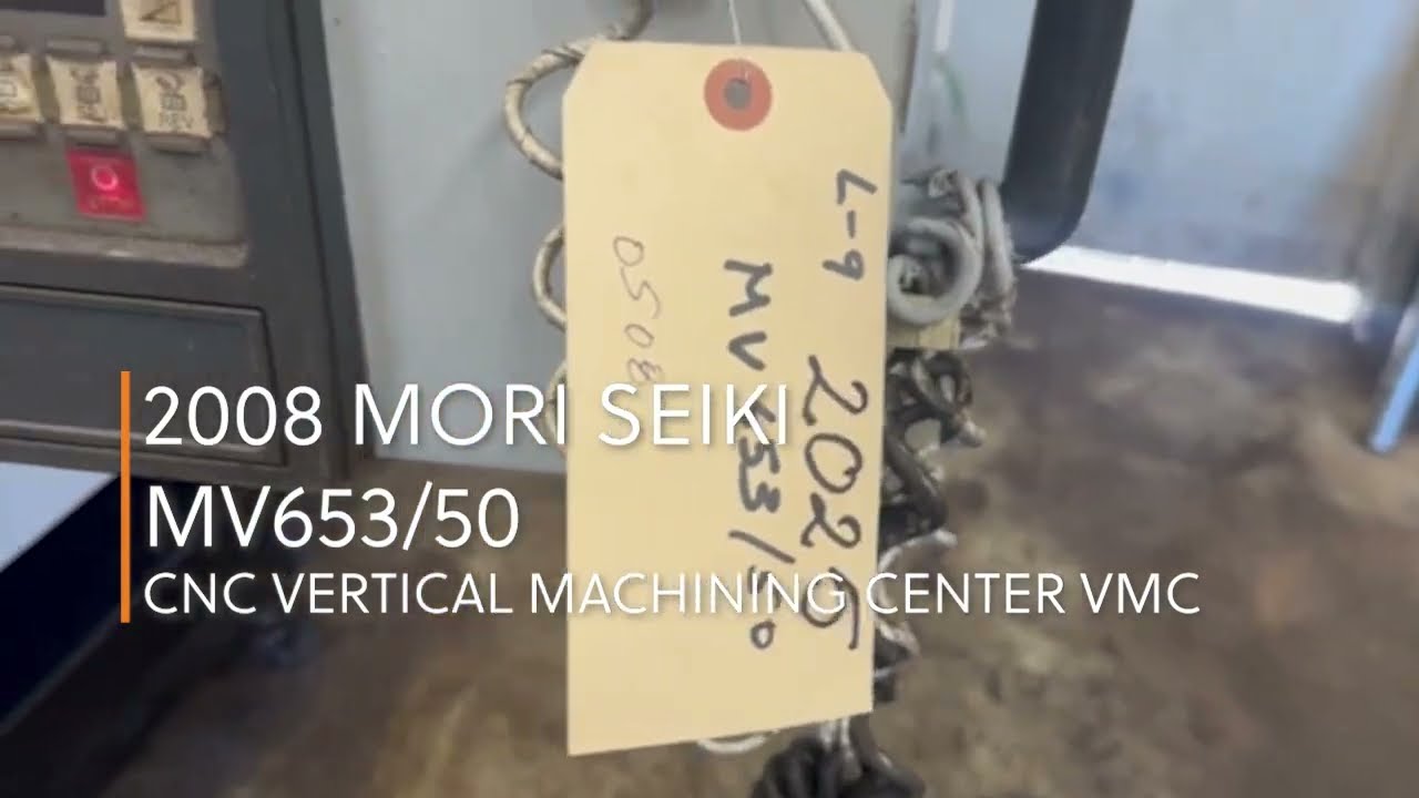 2008 MORI SEIKI MV653 50 CNC VERTICAL MACHINING CENTER VMC - Lot 102