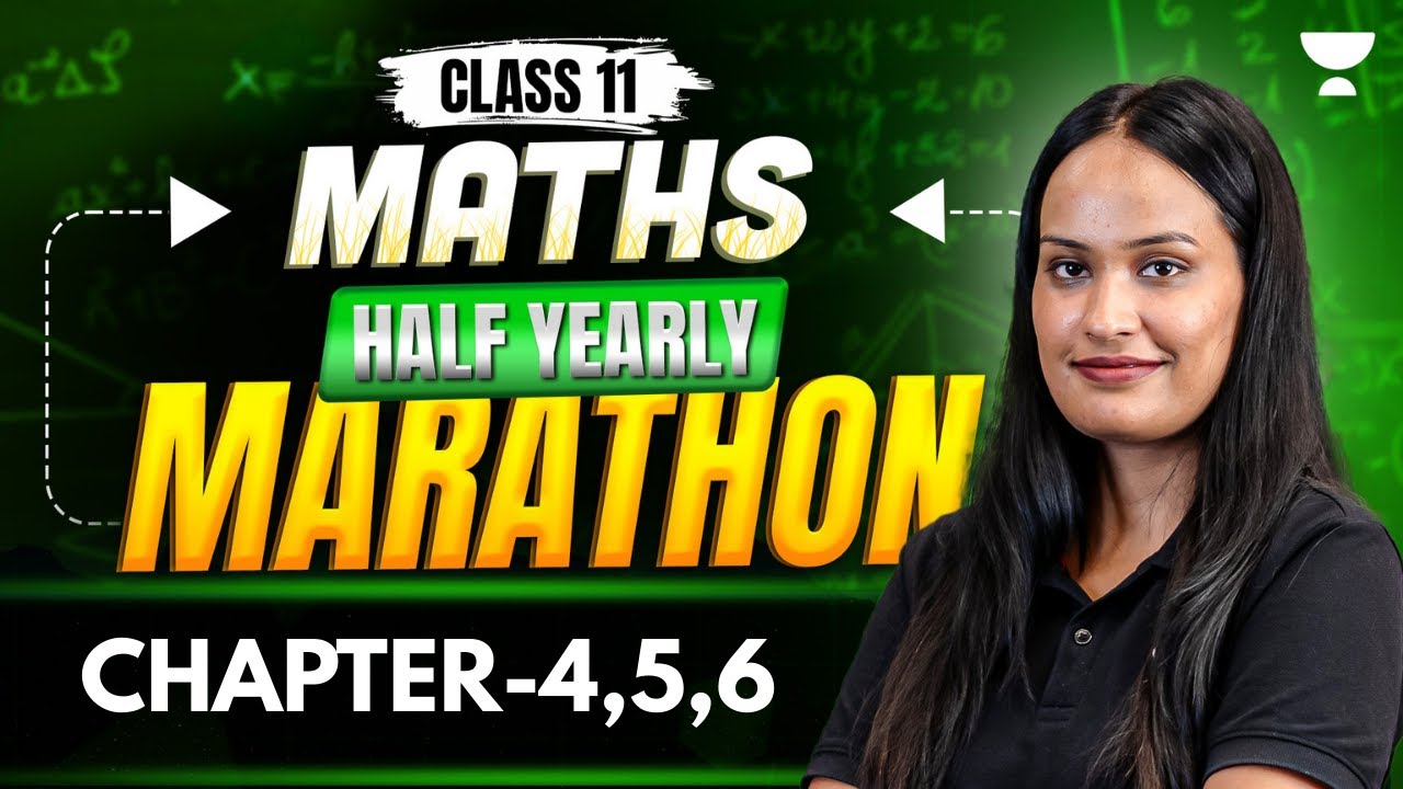 CBSE Class 11 Maths | Chapter 4, 5 & 6 Half-Yearly Complete Marathon | By Shivani Ma'am