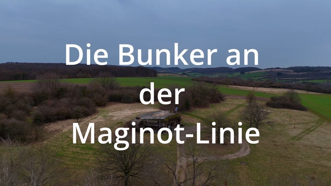 Bunker in Frankreich an der Maginot-Linie Ligne Maginot