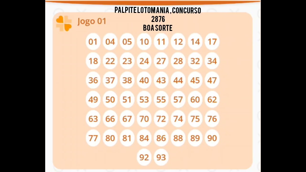 Concurso 2879 Lotomania palpite boa sorte!