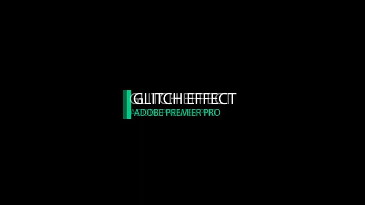 How to Glitch Effect your Video || Adobe Premier Pro Tutorial