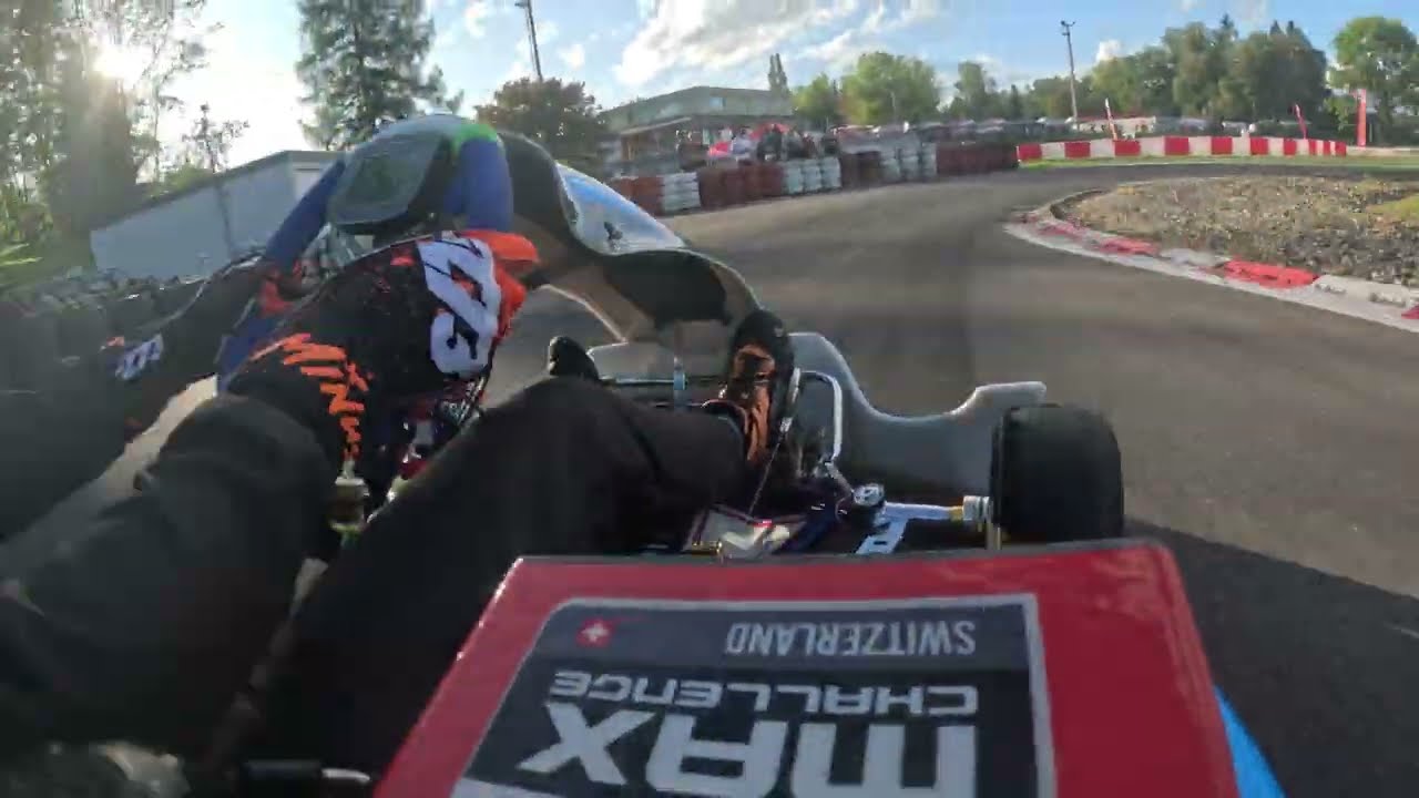Wohlen Onboard Rotax Max Senior | Kosmic Kart Maxim Harder