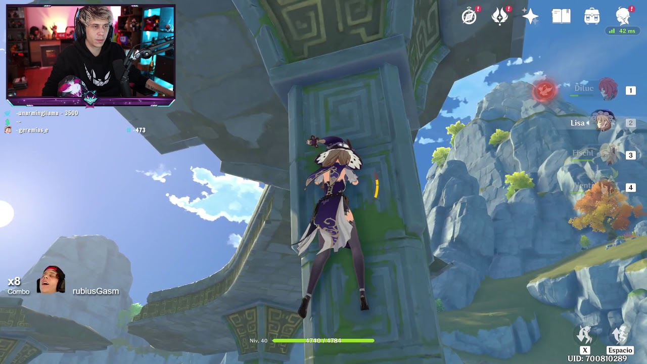Rubius REACCIONA a los Gmi2 de Lisa en Genshin Impact (CLIPS SIN CONTEXTO #1)