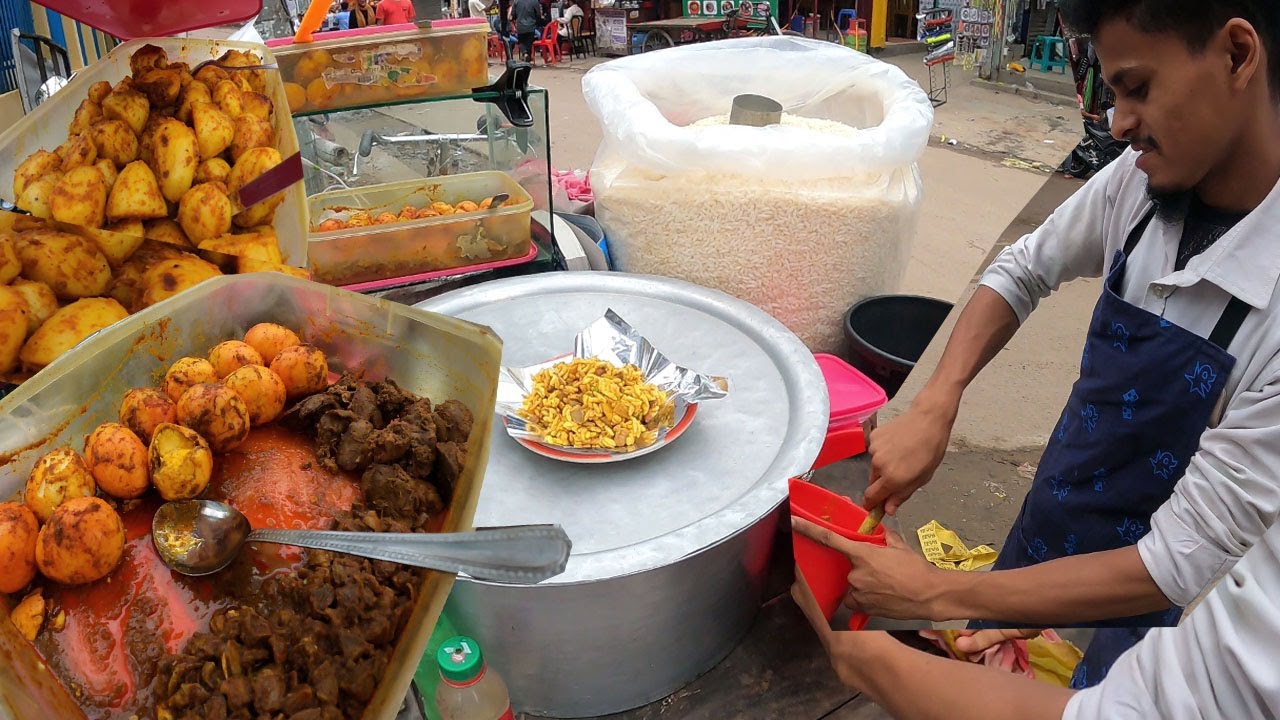 Affordable Tasty Chicken, Potato Jhal Muri !! Bd Street Food Dhaka