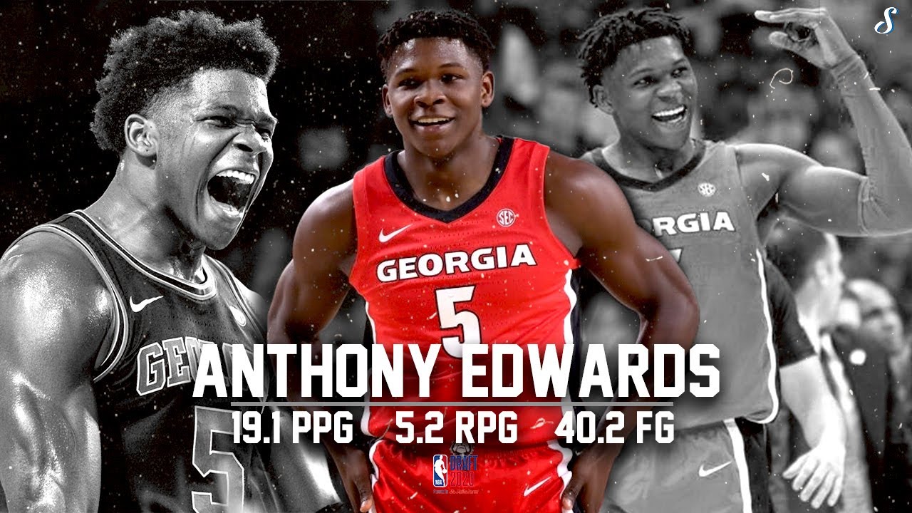 Anthony Edwards UGA 2019-20 Season Montage | 19.5 PPG 5.3 RPG 40.9 FG%, Projected #1 Pick