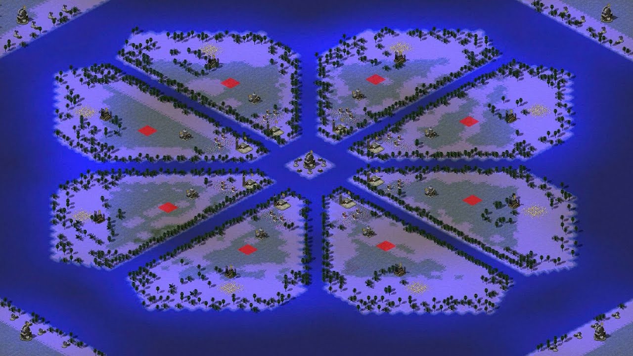 Геймплей Red Alert 2 - Забавная маленькая большая карта от Boggle04s