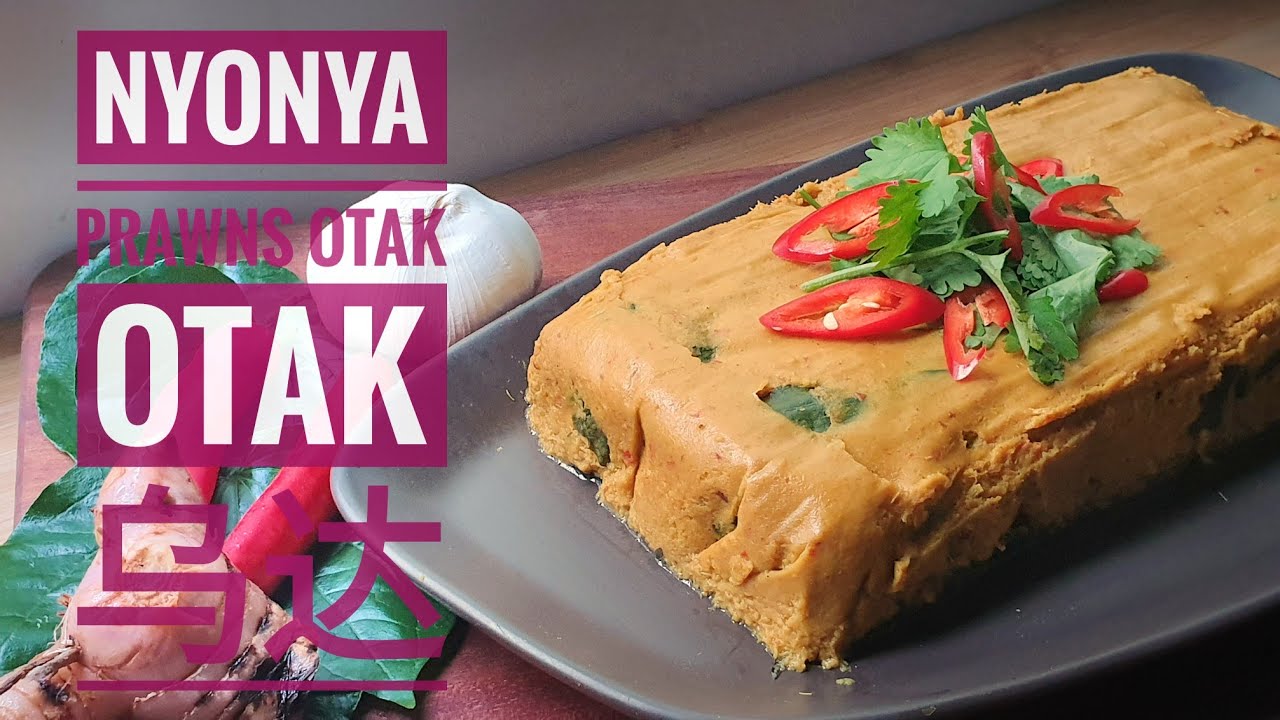 Tips in cooking smooth and creamy prawns Nyonya Otak-otak (Asian Fish/Seafood Cake). |   娘惹食谱虾仁乌达乌达。