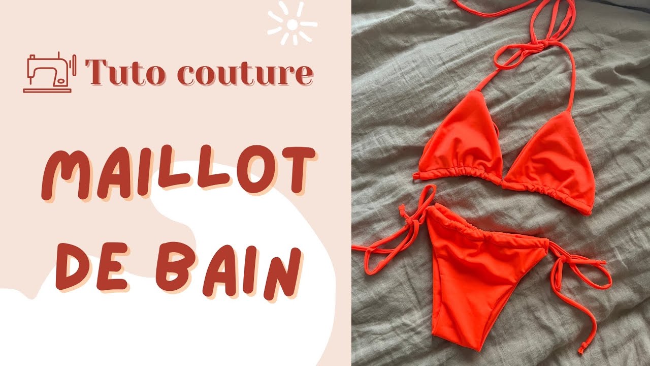 COUDRE UN MAILLOT DE BAIN facilement + PATRON GRATUIT (pour toutes les tailles)