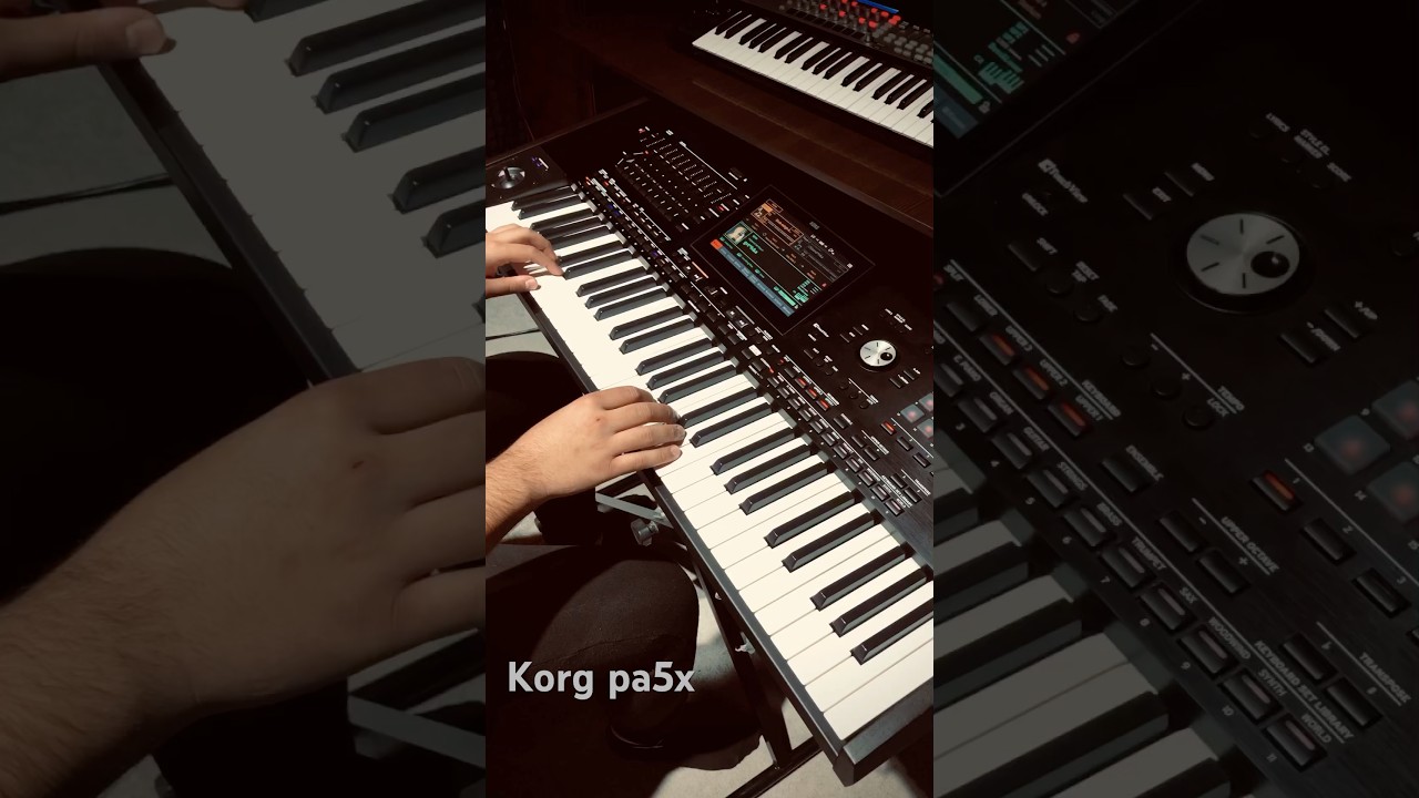 ساخت اینترو و اجرا شب عشق بهنام بانی با کیبورد#pa5x #korg #musician #keyboard #behnambani