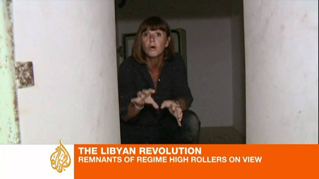 Inside a Gaddafi compound in Tripoli