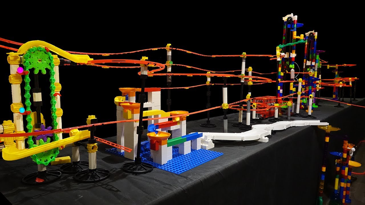 The World's Biggest marble race with 15 marbles
