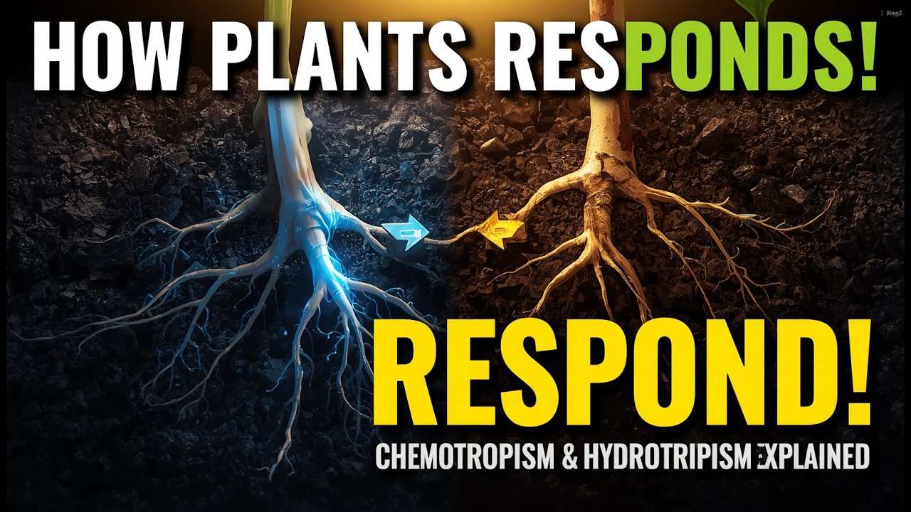 Hydrotropism  & Chemotropism | Tropic Response In Plants | COORDINATION IN PLANTS