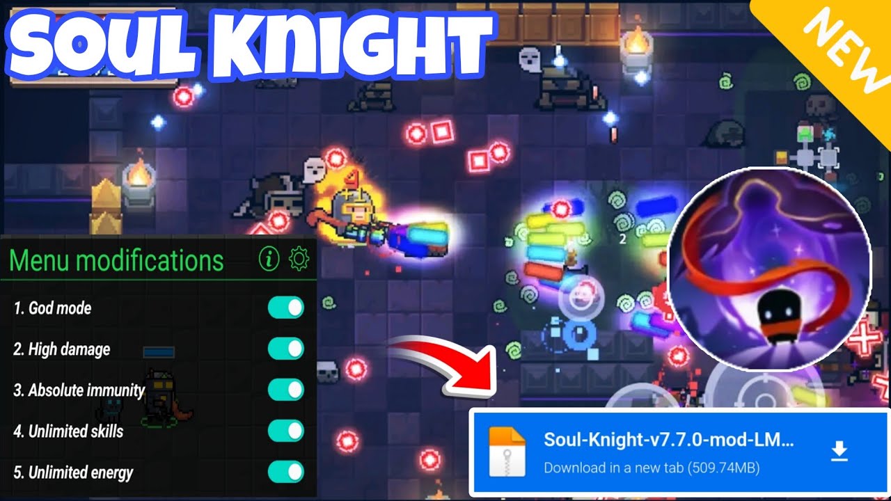 Мод-меню для Soul Knight v7.7.0 | Мод-APK для Soul Knight v7.7.0 | Геймплей